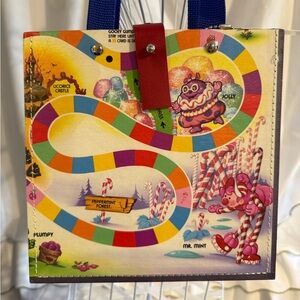 Up cycled, Super Cute and Colorful Candy Land Themed Tote Bag